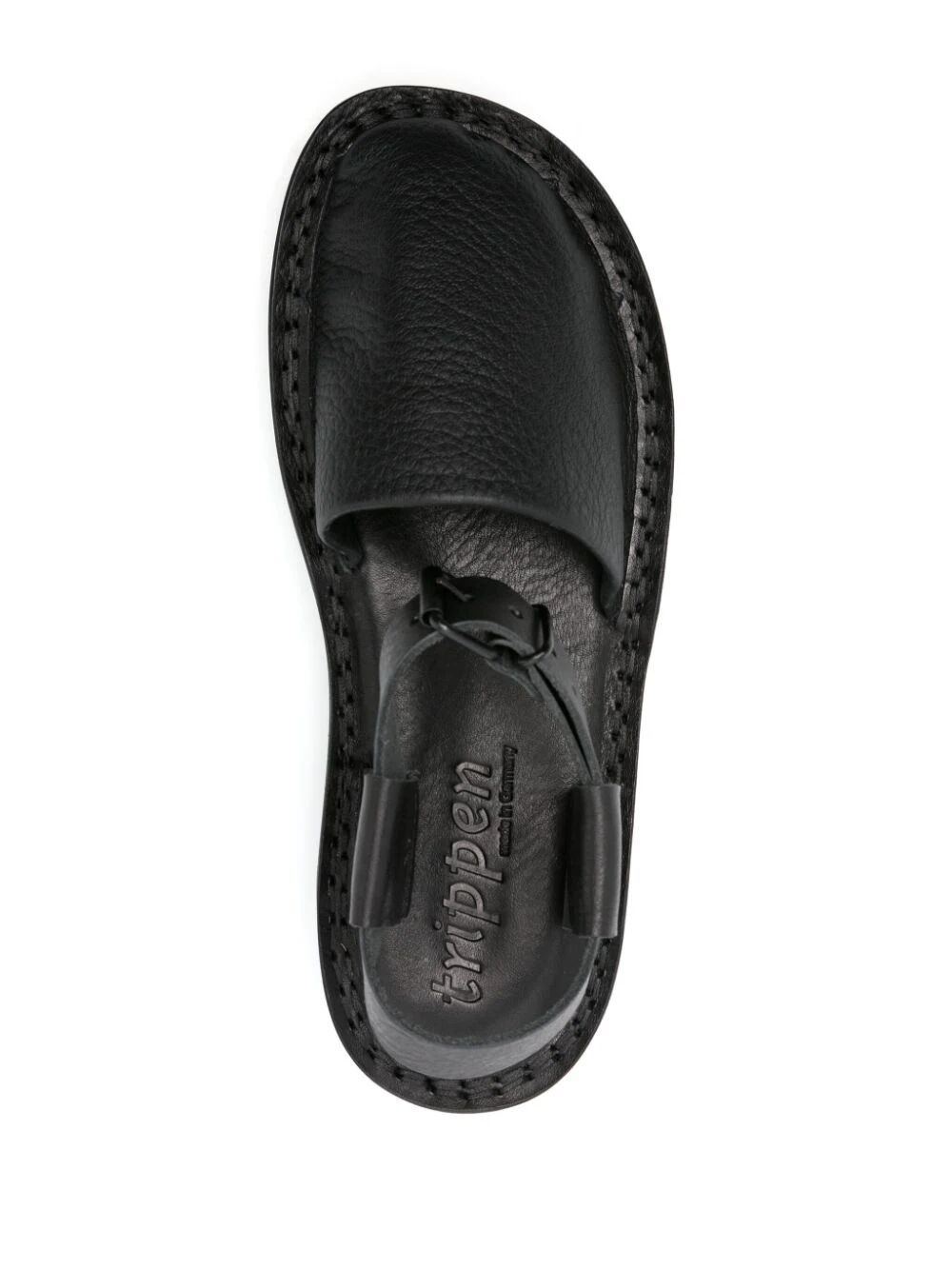 Shop Trippen Value F Sandal In Black