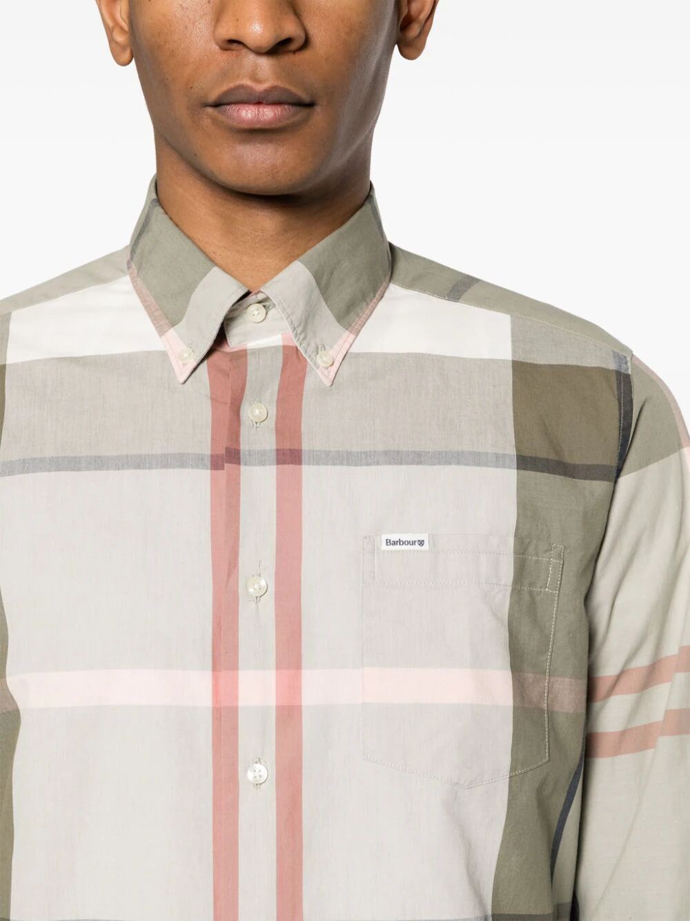Shop Barbour Harris Tailored Shirt In Green
