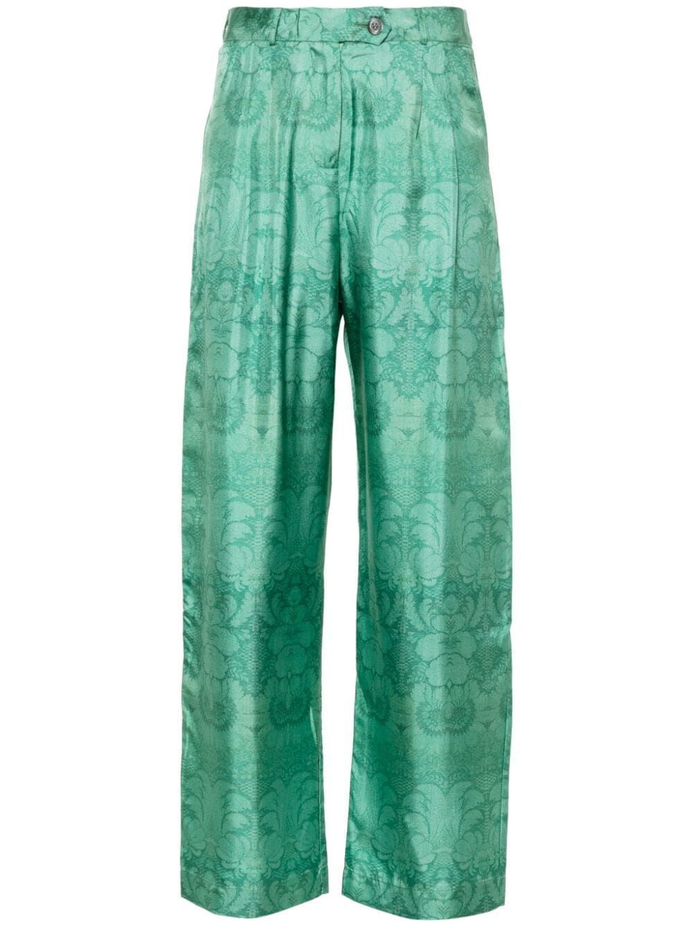 Shop Pierre-louis Mascia Printed Trouser In Multicolour