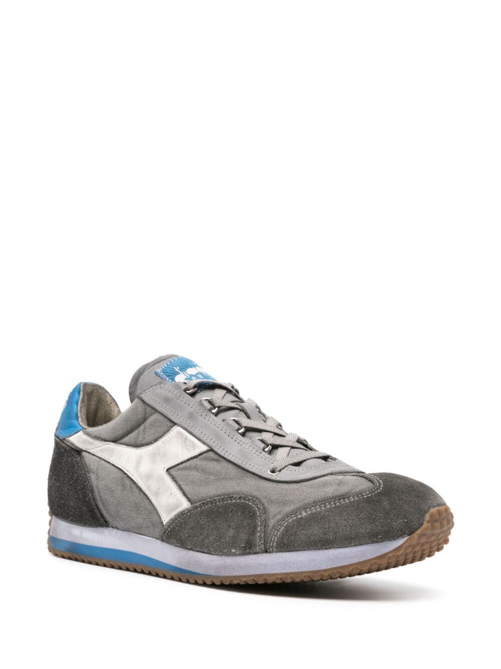 Shop Diadora Equipe H Dirty Stone Wash Evo Sneaker In Grey