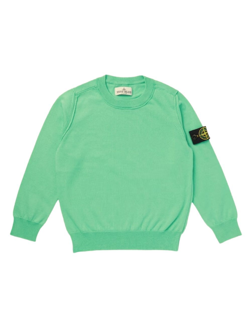 Shop Stone Island Junior Sweater In Green