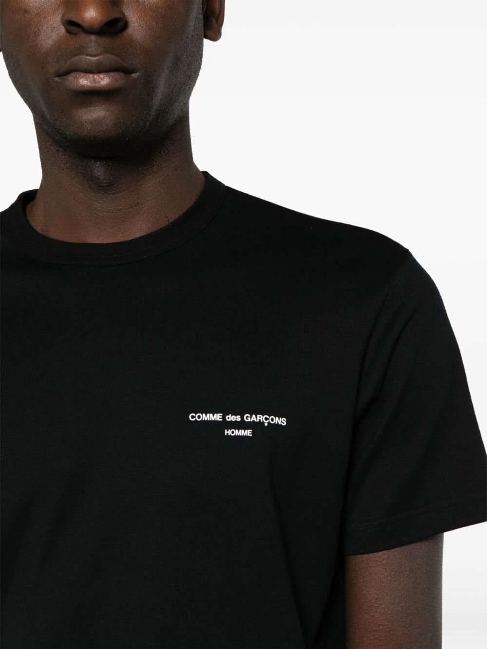 Shop Comme Des Garçons Homme Deux Iconic T-shirt With Logo In Black