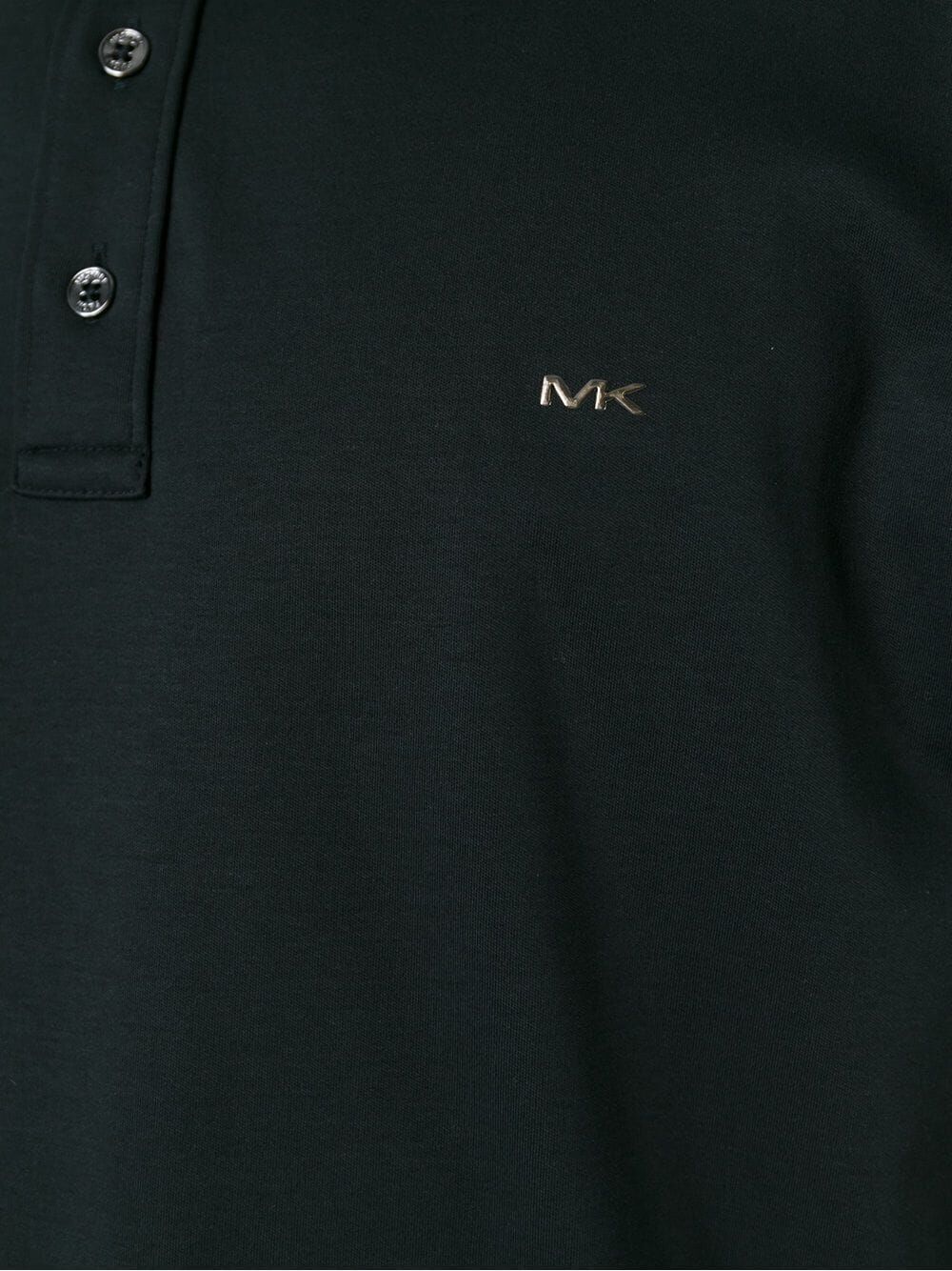 Shop Michael Kors Sleek Mk Polo In Black